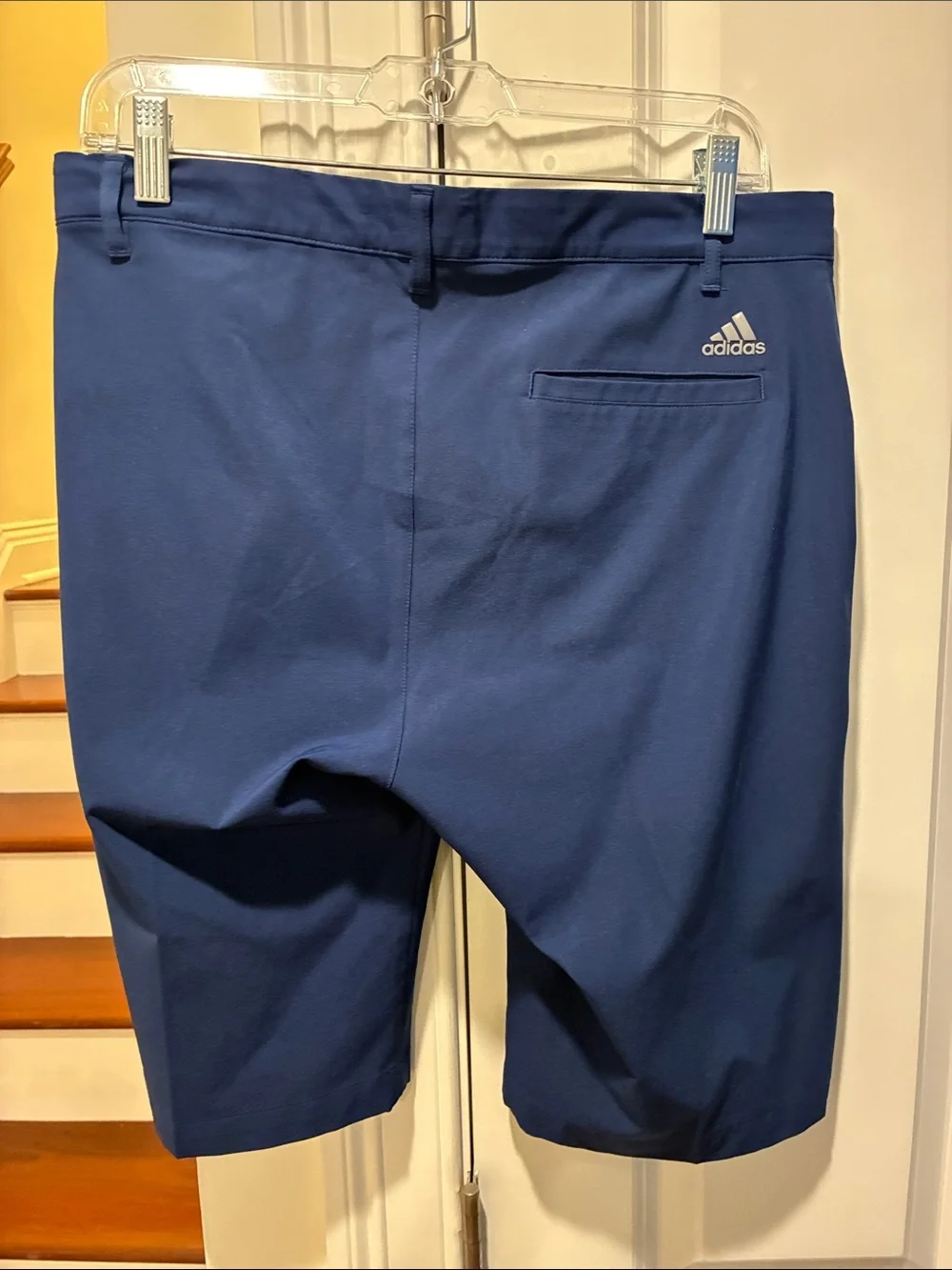 adidas boy’s golf Navy Flat Front Performance Shorts